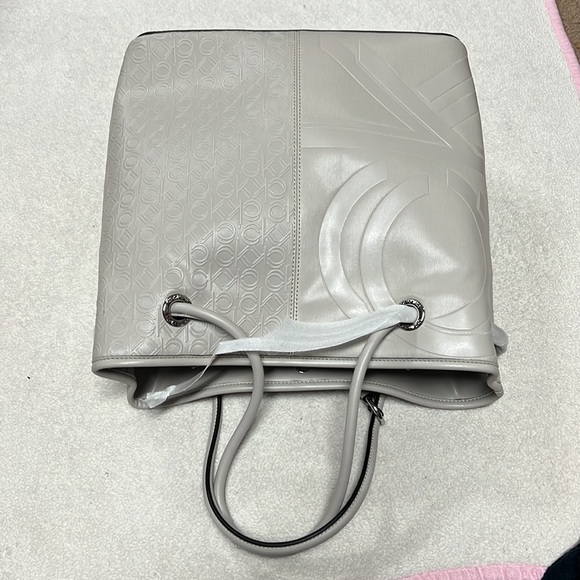 Calvin Klein Gabrianna Monogram North/South Tote - Picture 7 of 9